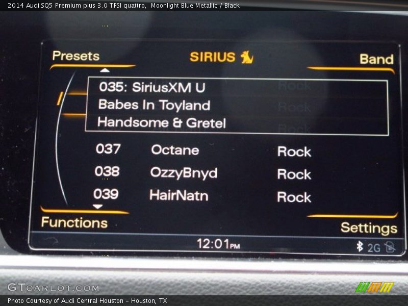 Moonlight Blue Metallic / Black 2014 Audi SQ5 Premium plus 3.0 TFSI quattro