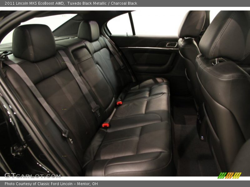 Tuxedo Black Metallic / Charcoal Black 2011 Lincoln MKS EcoBoost AWD