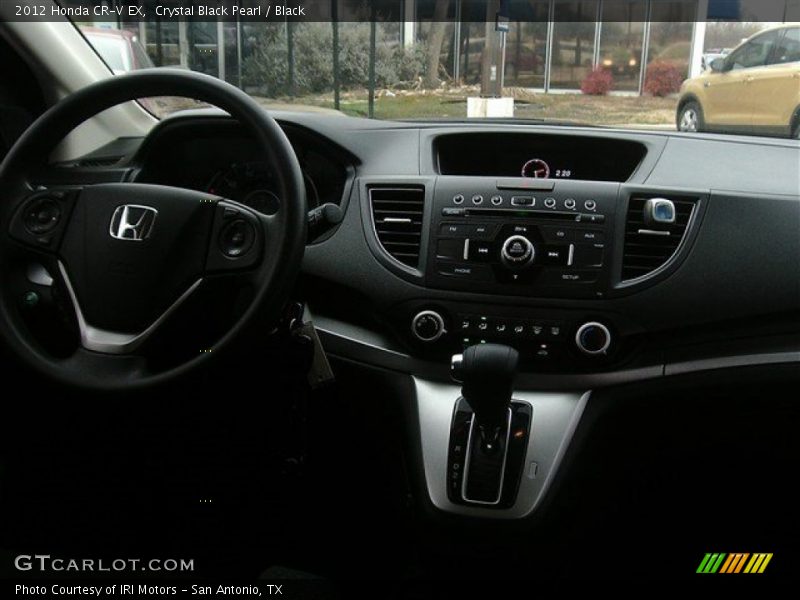Crystal Black Pearl / Black 2012 Honda CR-V EX