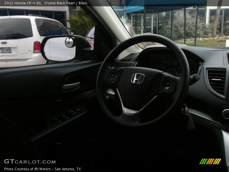 Crystal Black Pearl / Black 2012 Honda CR-V EX