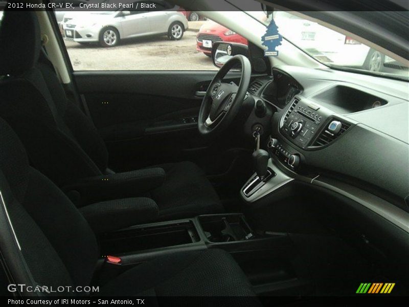 Crystal Black Pearl / Black 2012 Honda CR-V EX