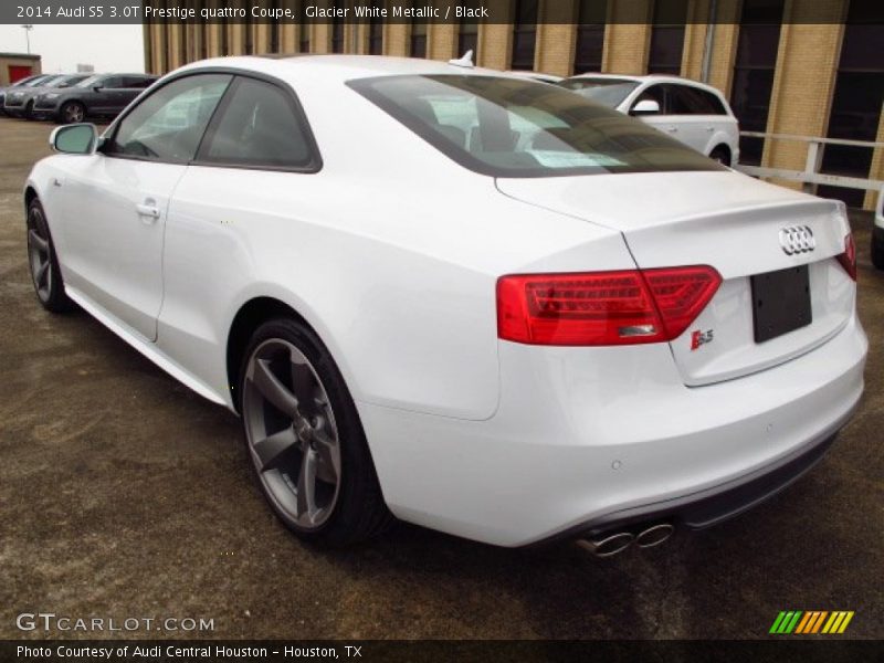 Glacier White Metallic / Black 2014 Audi S5 3.0T Prestige quattro Coupe