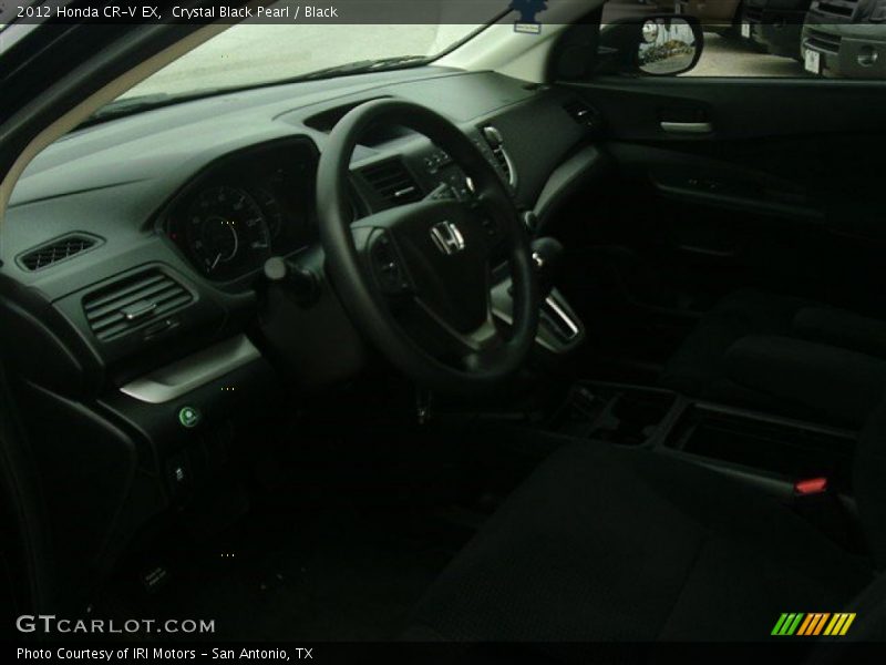 Crystal Black Pearl / Black 2012 Honda CR-V EX