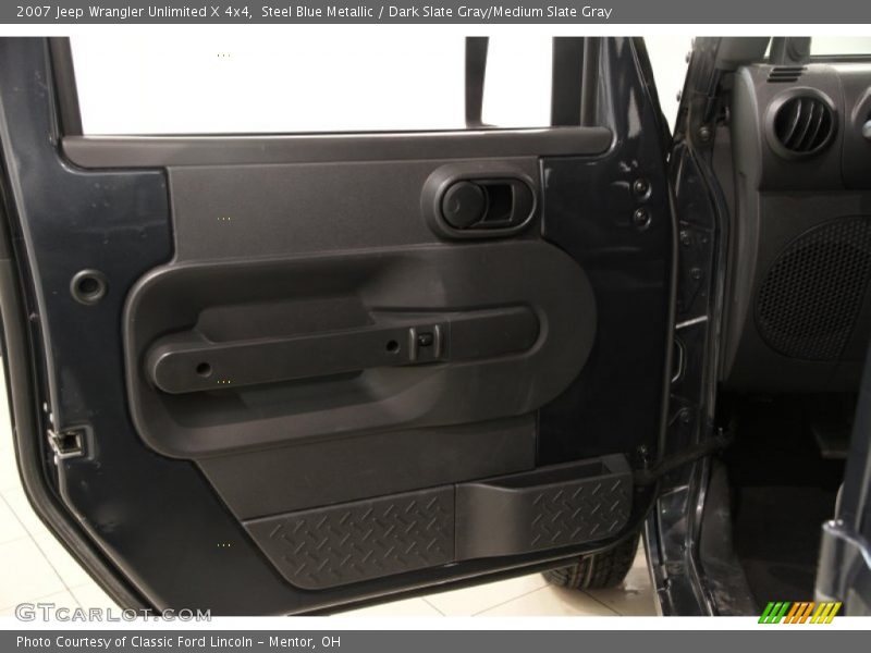 Steel Blue Metallic / Dark Slate Gray/Medium Slate Gray 2007 Jeep Wrangler Unlimited X 4x4