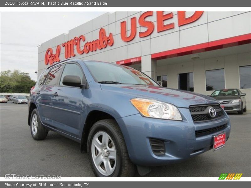 Pacific Blue Metallic / Sand Beige 2010 Toyota RAV4 I4