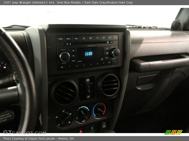 Steel Blue Metallic / Dark Slate Gray/Medium Slate Gray 2007 Jeep Wrangler Unlimited X 4x4