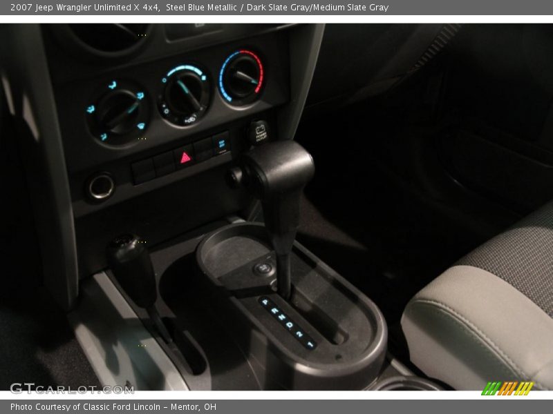 Steel Blue Metallic / Dark Slate Gray/Medium Slate Gray 2007 Jeep Wrangler Unlimited X 4x4