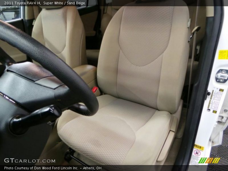 Super White / Sand Beige 2011 Toyota RAV4 I4