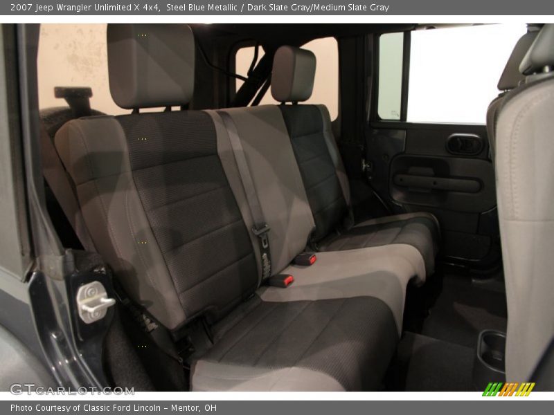 Steel Blue Metallic / Dark Slate Gray/Medium Slate Gray 2007 Jeep Wrangler Unlimited X 4x4