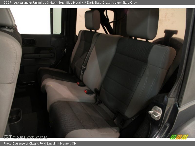 Steel Blue Metallic / Dark Slate Gray/Medium Slate Gray 2007 Jeep Wrangler Unlimited X 4x4