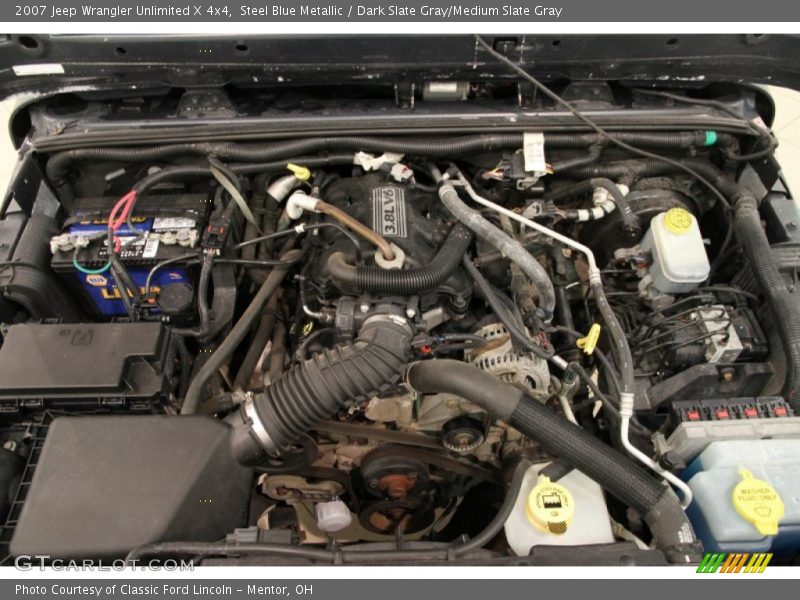 Steel Blue Metallic / Dark Slate Gray/Medium Slate Gray 2007 Jeep Wrangler Unlimited X 4x4