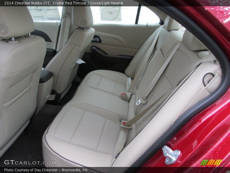 Crystal Red Tintcoat / Cocoa/Light Neutral 2014 Chevrolet Malibu LTZ