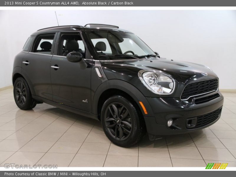 Absolute Black / Carbon Black 2013 Mini Cooper S Countryman ALL4 AWD