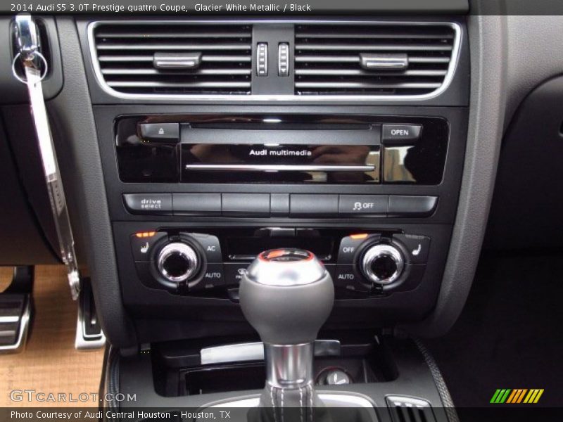 Glacier White Metallic / Black 2014 Audi S5 3.0T Prestige quattro Coupe
