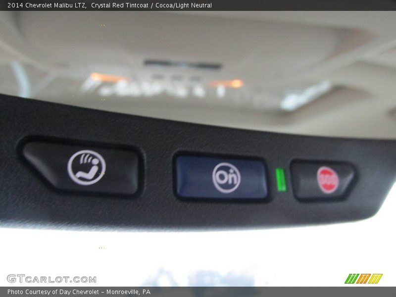 Crystal Red Tintcoat / Cocoa/Light Neutral 2014 Chevrolet Malibu LTZ