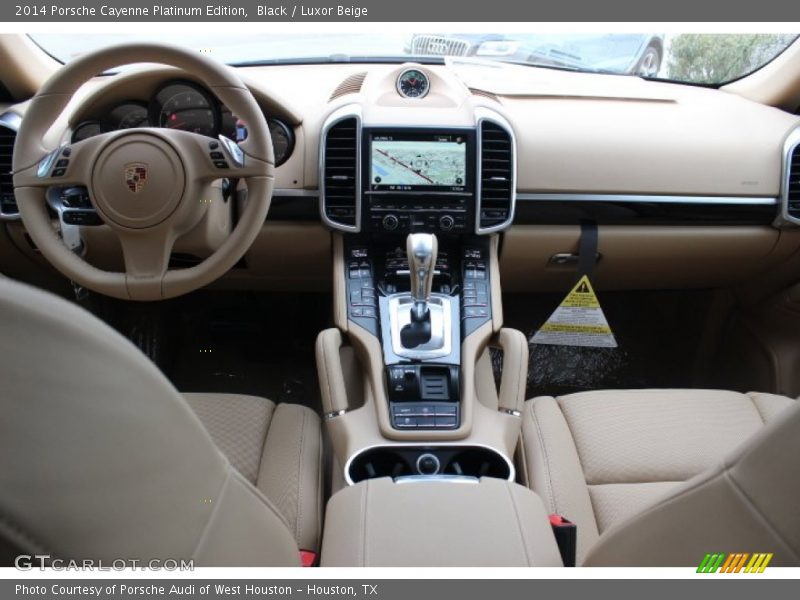 Dashboard of 2014 Cayenne Platinum Edition