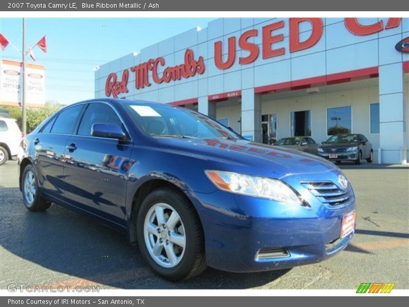 Blue Ribbon Metallic / Ash 2007 Toyota Camry LE