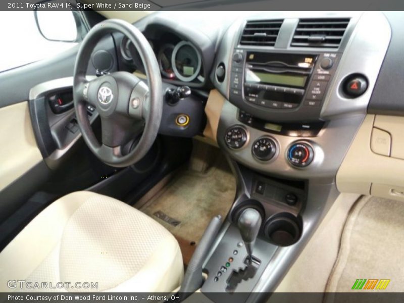 Super White / Sand Beige 2011 Toyota RAV4 I4