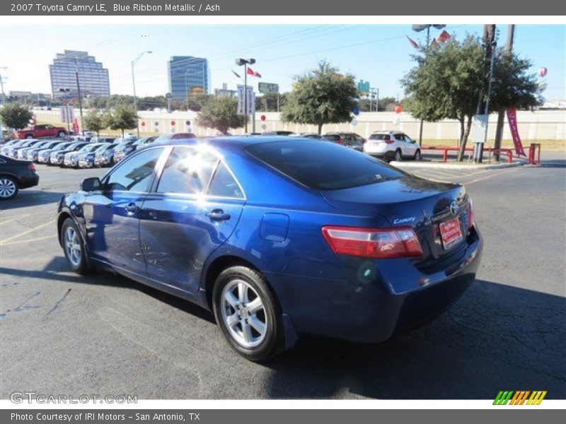 Blue Ribbon Metallic / Ash 2007 Toyota Camry LE