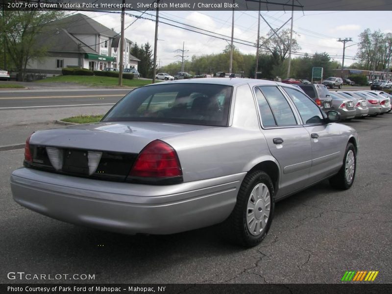 Silver Birch Metallic / Charcoal Black 2007 Ford Crown Victoria Police Interceptor