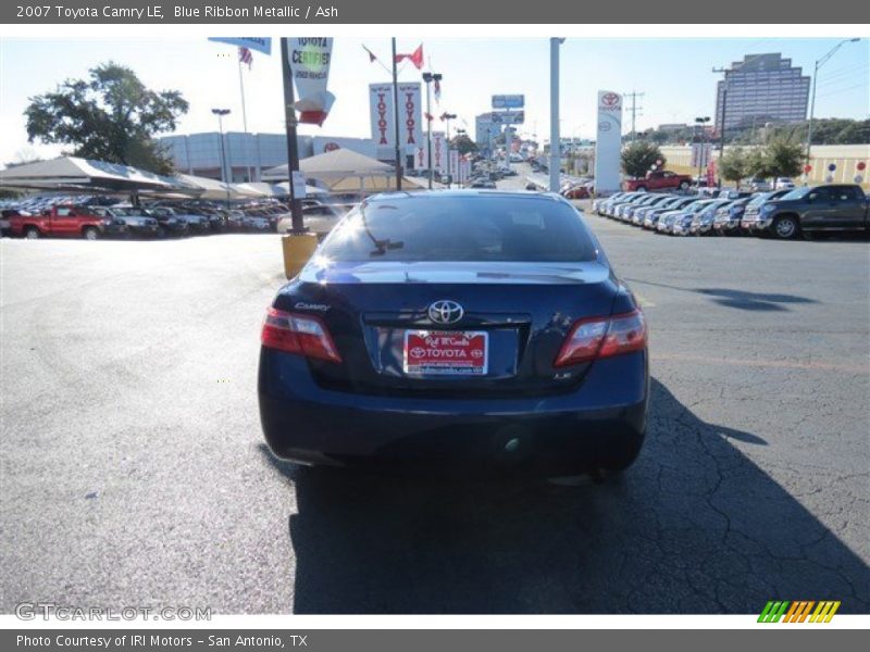 Blue Ribbon Metallic / Ash 2007 Toyota Camry LE