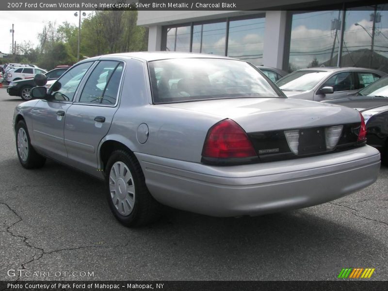 Silver Birch Metallic / Charcoal Black 2007 Ford Crown Victoria Police Interceptor