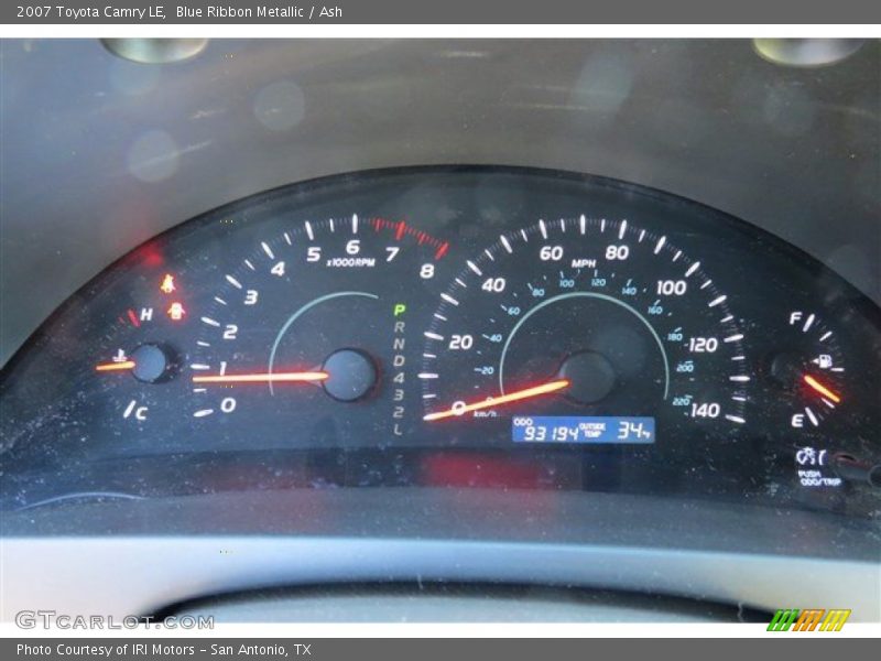Blue Ribbon Metallic / Ash 2007 Toyota Camry LE
