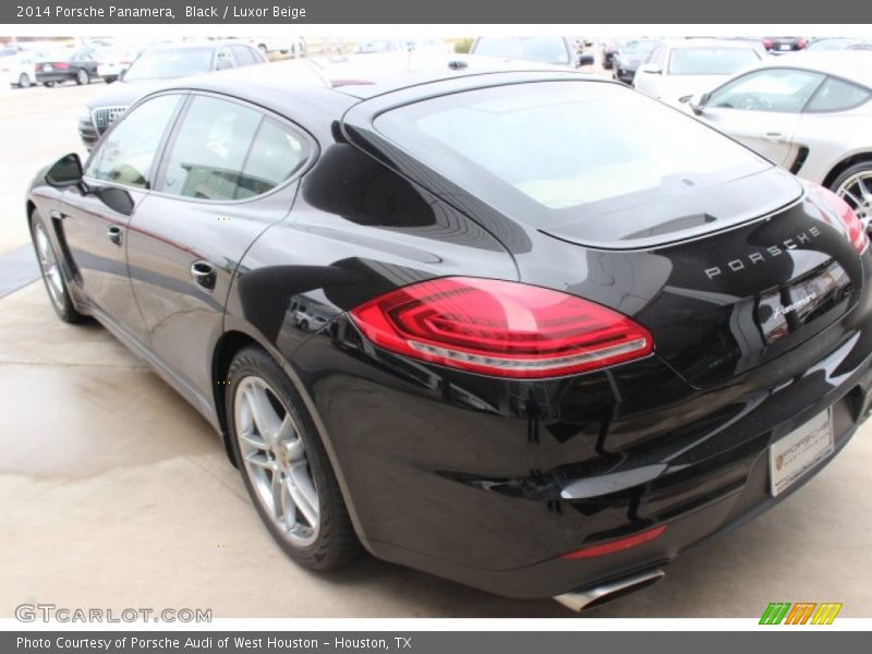 Black / Luxor Beige 2014 Porsche Panamera