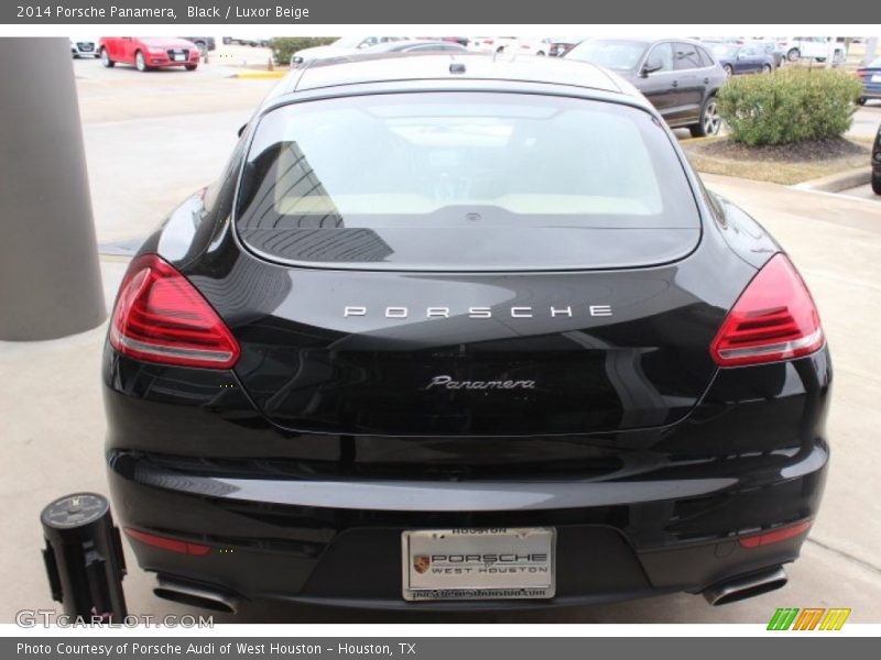 Black / Luxor Beige 2014 Porsche Panamera