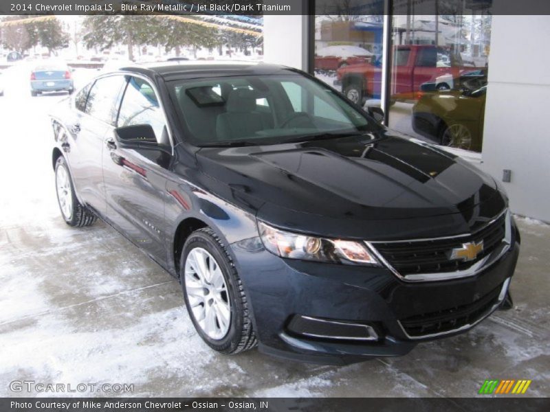 Blue Ray Metallic / Jet Black/Dark Titanium 2014 Chevrolet Impala LS