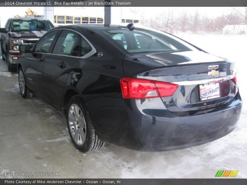 Blue Ray Metallic / Jet Black/Dark Titanium 2014 Chevrolet Impala LS
