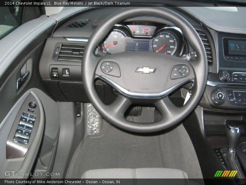 Blue Ray Metallic / Jet Black/Dark Titanium 2014 Chevrolet Impala LS