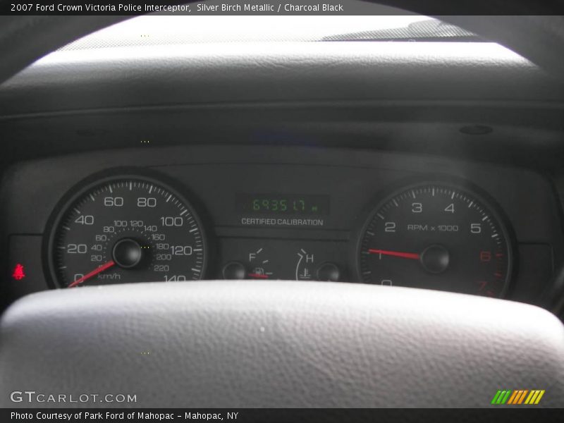 Silver Birch Metallic / Charcoal Black 2007 Ford Crown Victoria Police Interceptor