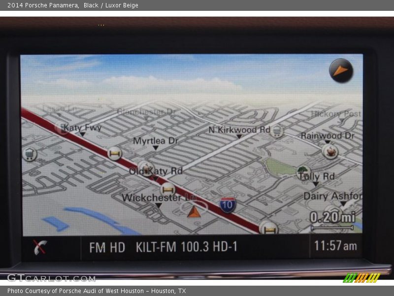 Navigation of 2014 Panamera 