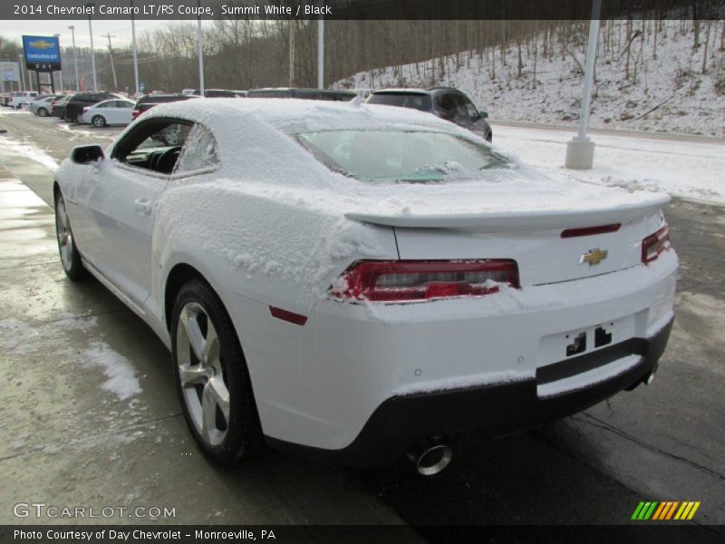 Summit White / Black 2014 Chevrolet Camaro LT/RS Coupe