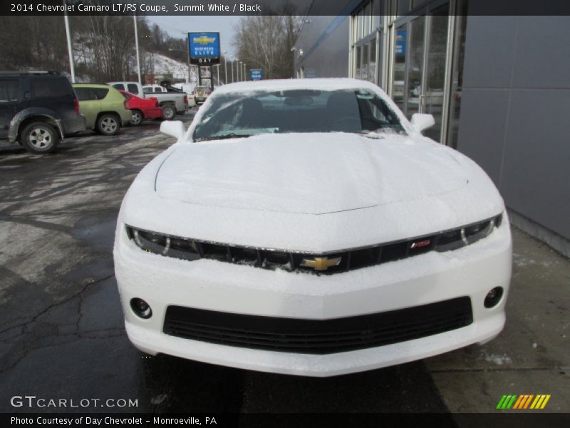 Summit White / Black 2014 Chevrolet Camaro LT/RS Coupe