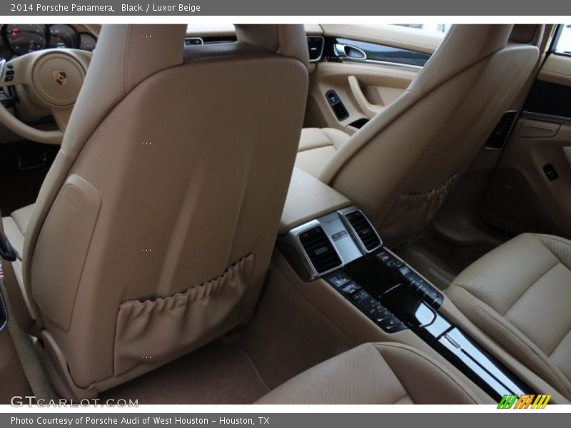 Black / Luxor Beige 2014 Porsche Panamera