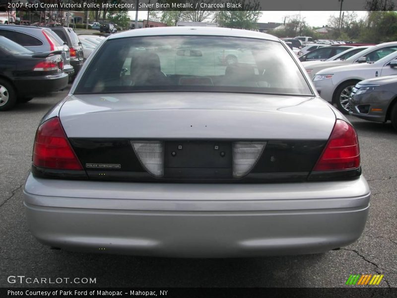 Silver Birch Metallic / Charcoal Black 2007 Ford Crown Victoria Police Interceptor