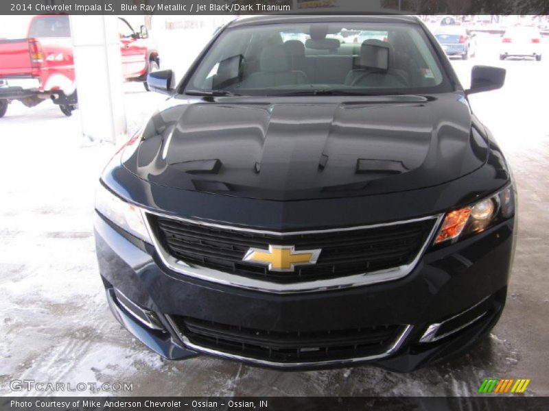 Blue Ray Metallic / Jet Black/Dark Titanium 2014 Chevrolet Impala LS