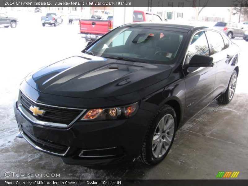 Blue Ray Metallic / Jet Black/Dark Titanium 2014 Chevrolet Impala LS
