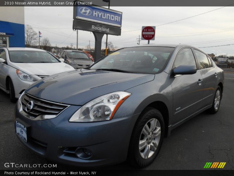 Ocean Gray / Charcoal 2010 Nissan Altima Hybrid