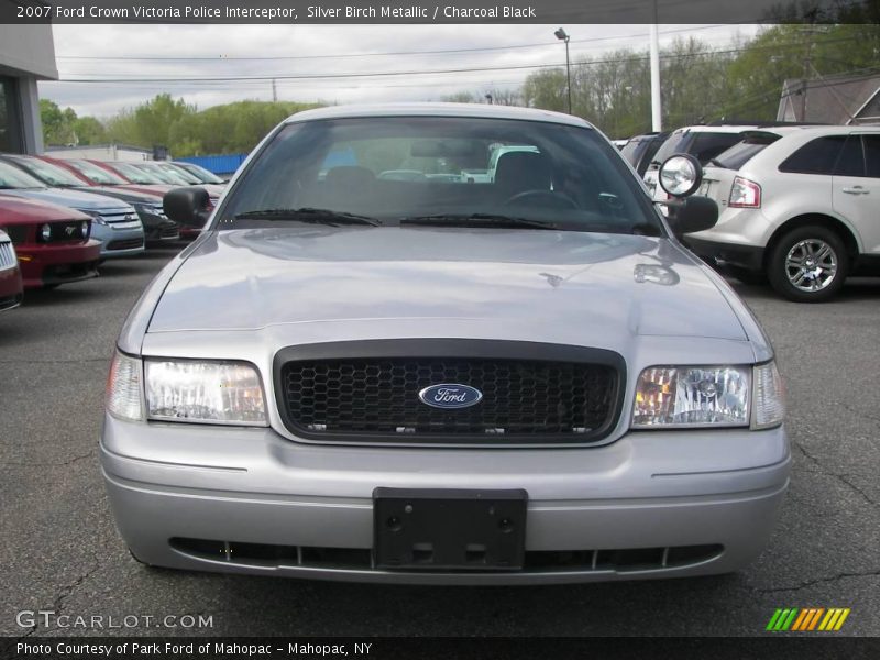 Silver Birch Metallic / Charcoal Black 2007 Ford Crown Victoria Police Interceptor