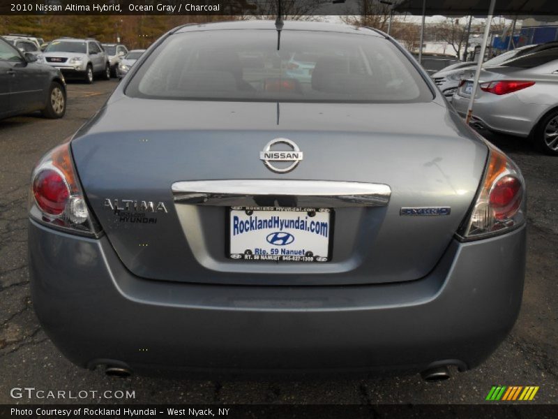 Ocean Gray / Charcoal 2010 Nissan Altima Hybrid