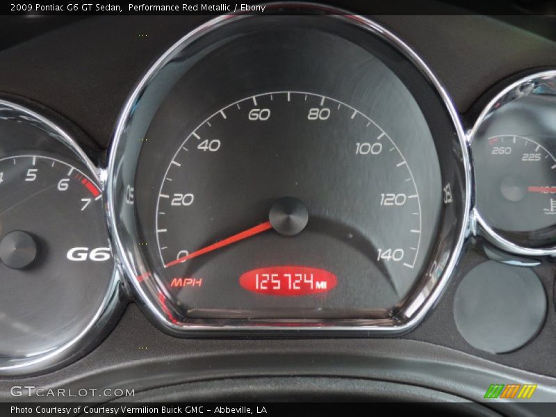 Performance Red Metallic / Ebony 2009 Pontiac G6 GT Sedan