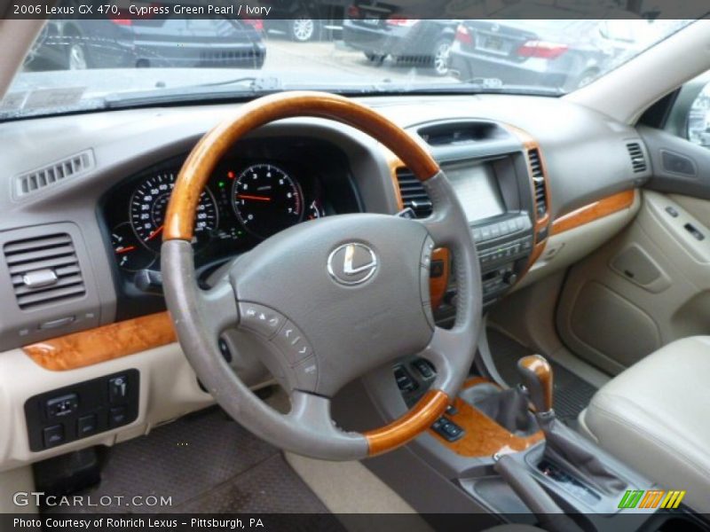 Cypress Green Pearl / Ivory 2006 Lexus GX 470