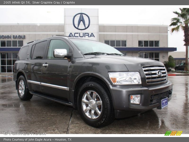 Silver Graphite Gray / Graphite 2005 Infiniti QX 56