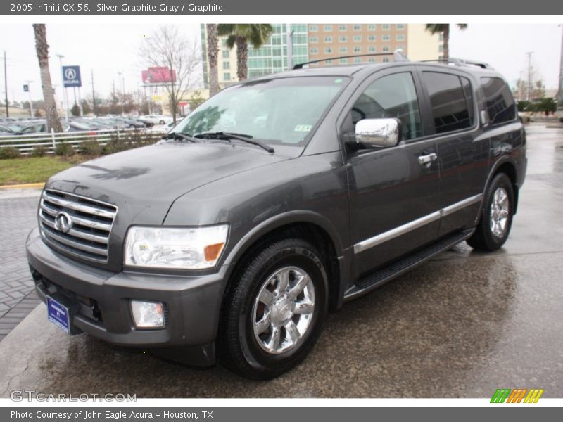 Silver Graphite Gray / Graphite 2005 Infiniti QX 56