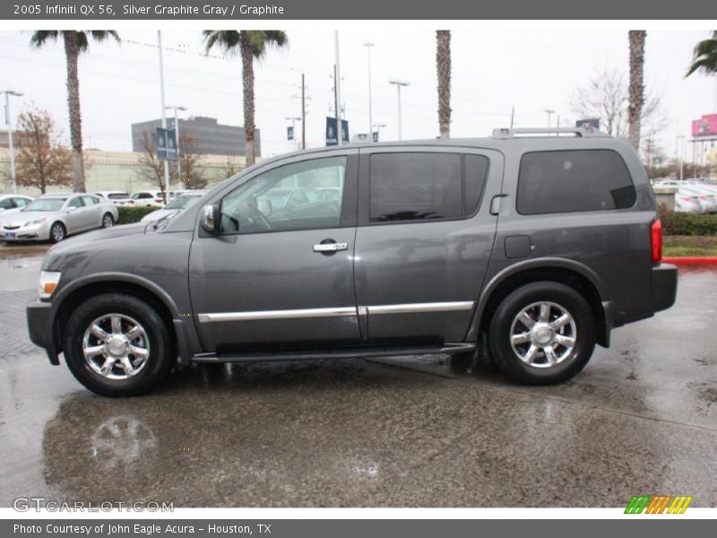 Silver Graphite Gray / Graphite 2005 Infiniti QX 56