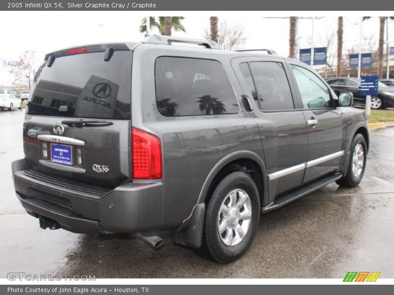 Silver Graphite Gray / Graphite 2005 Infiniti QX 56