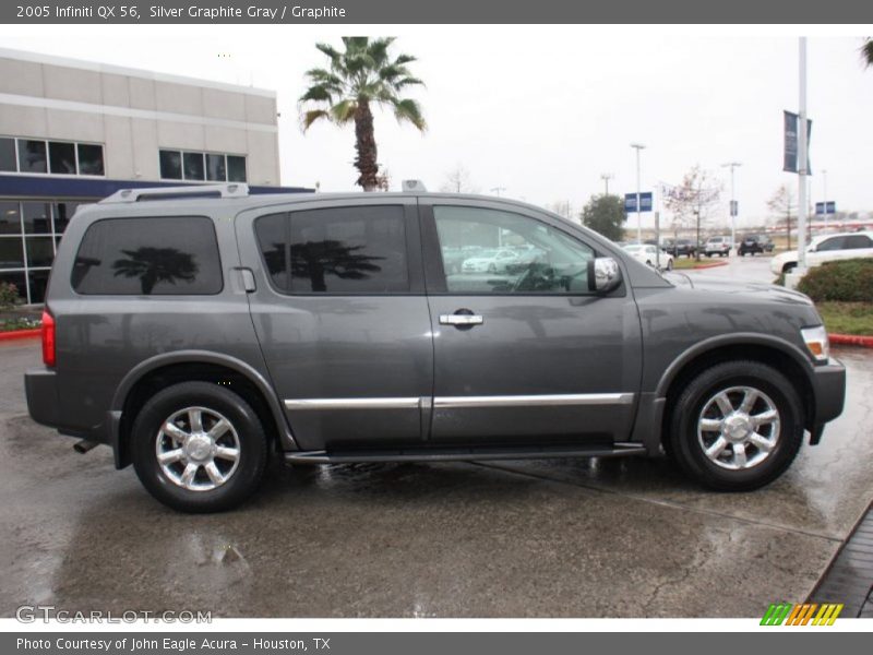 Silver Graphite Gray / Graphite 2005 Infiniti QX 56